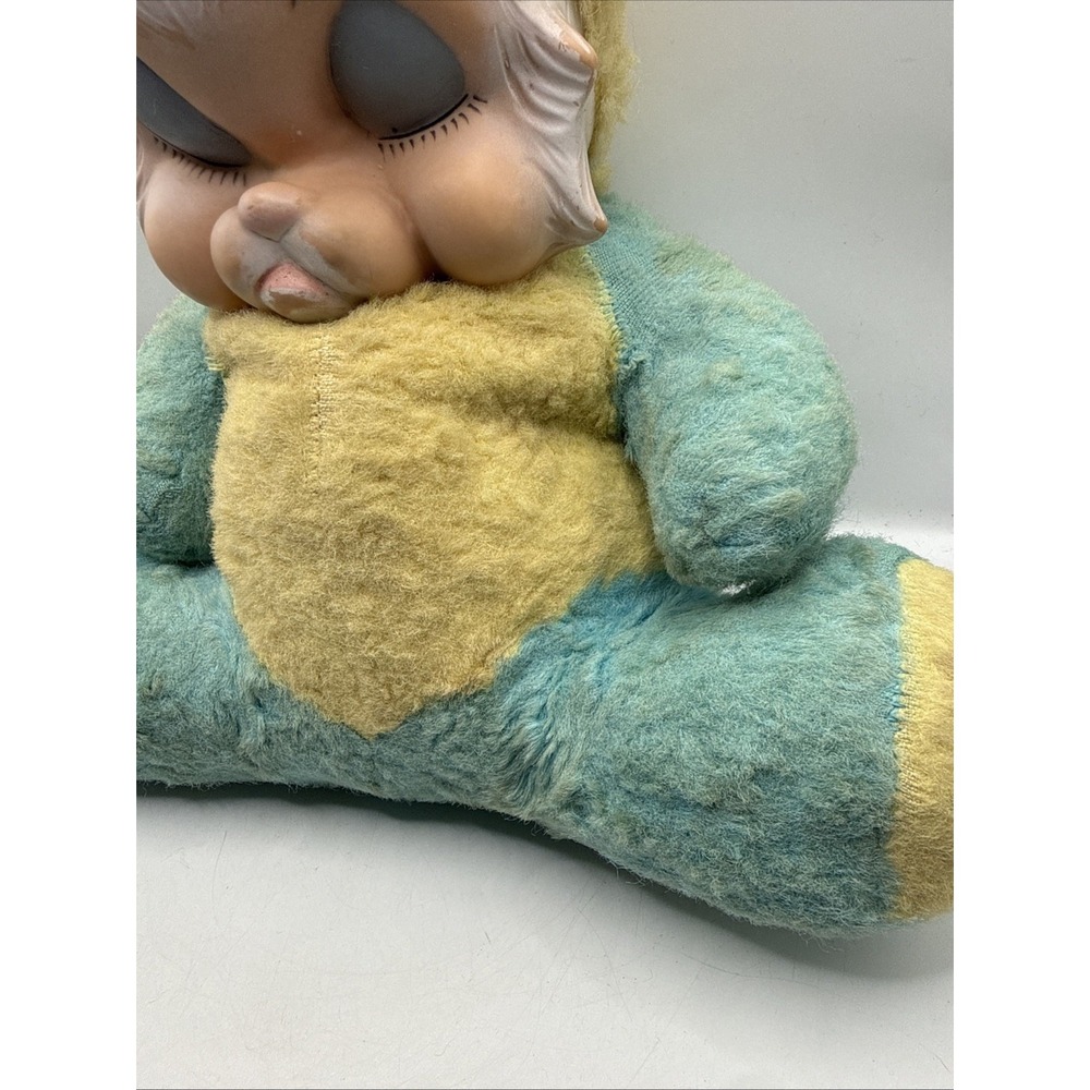 Vintage 50's Rushton Sleepy Time Kitty Doll RARE - Picture 4 of 12